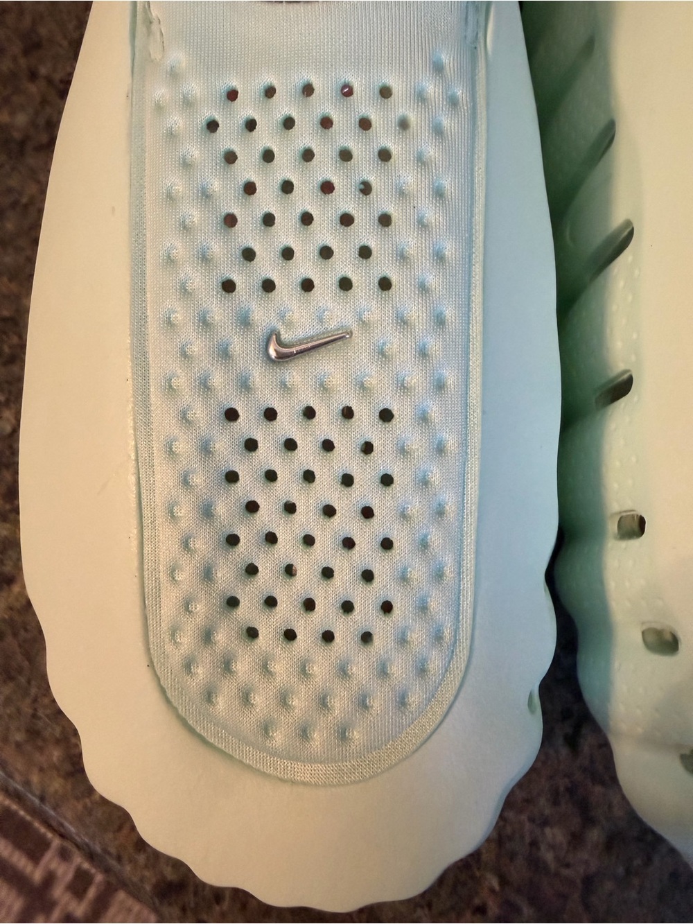Nike Mind Slides in Barely Green - Picture 14 of 16